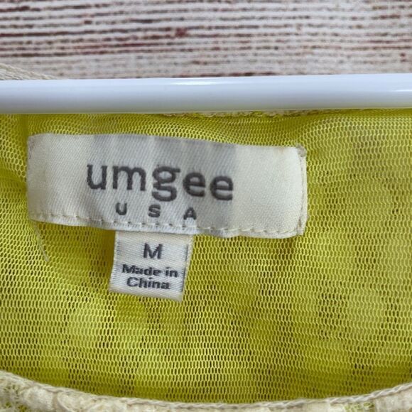 UMGEE LACE OVERLAY MINIDRESS IN CREAM - Picture 4 of 7